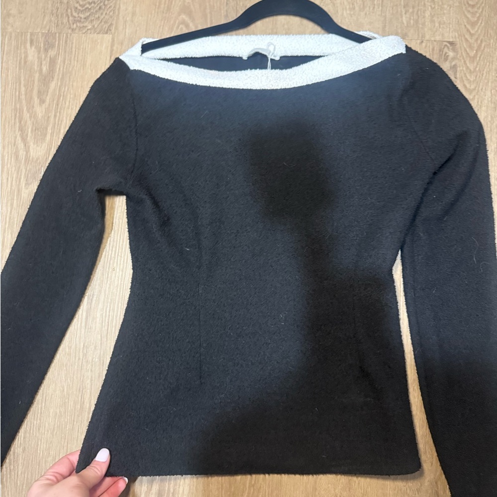 ZARA fitted black top S - Picture 7 of 13